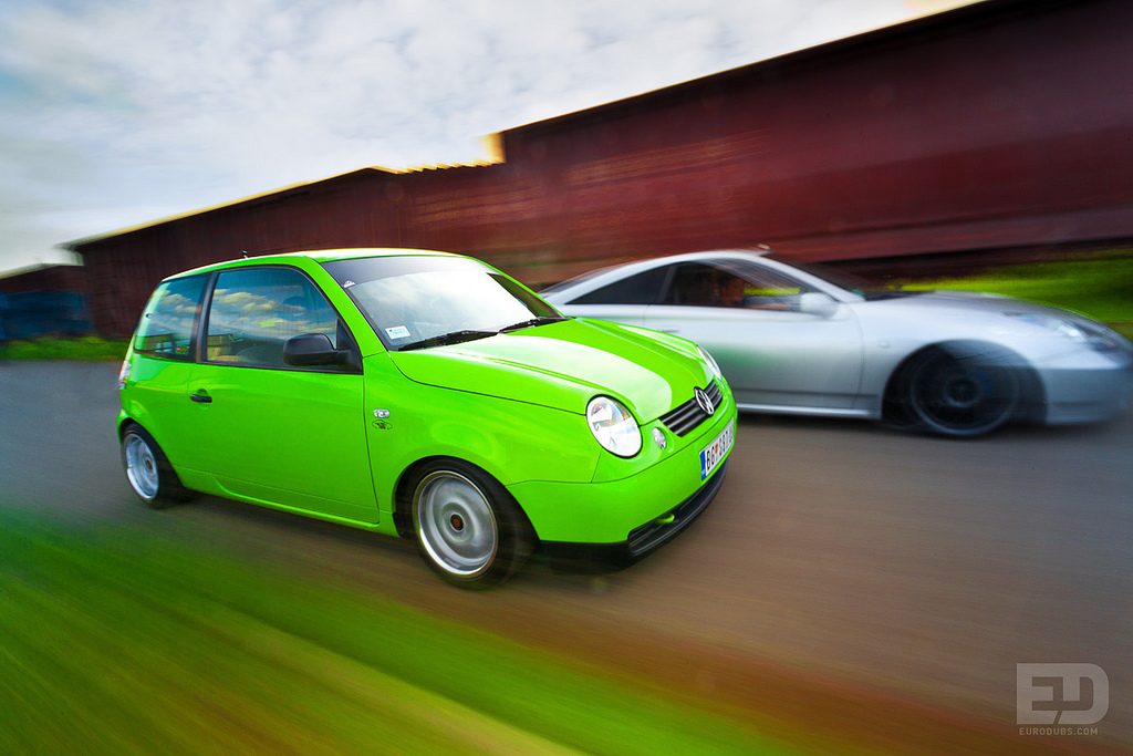 VW Lupo & Toyota Celica rolling shot