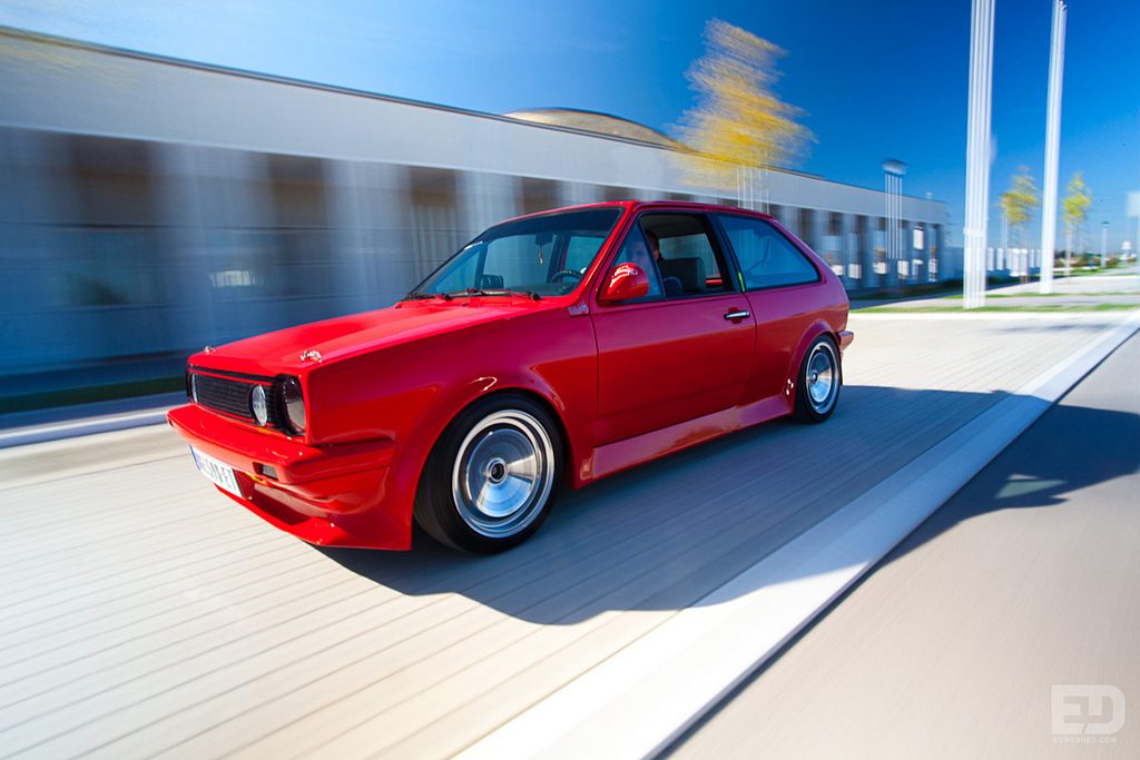 VW Polo rolling shot