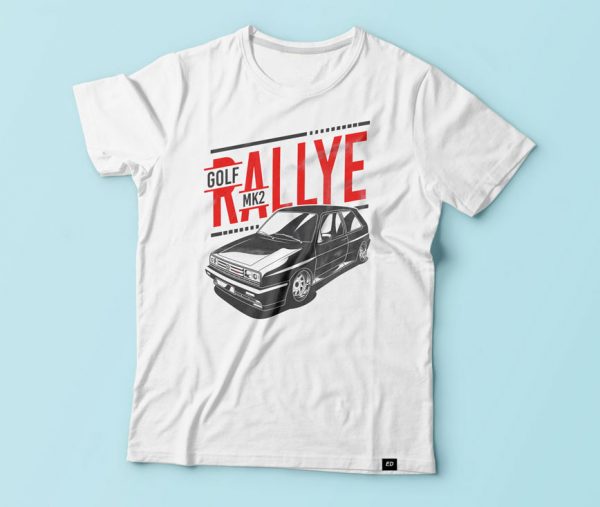 Golf MK2 Rallye G60 tshirt