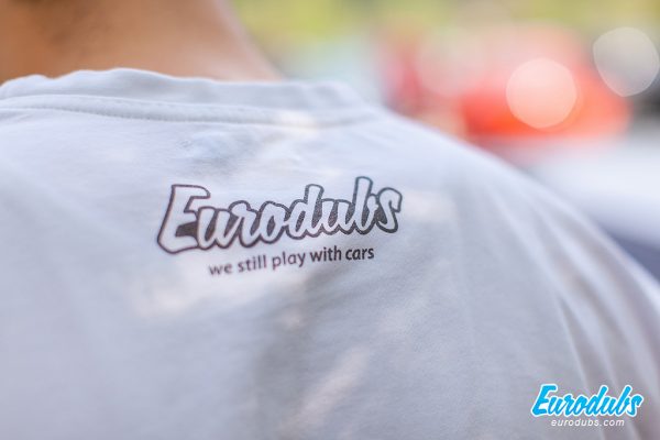 Eurodubs white t-shirt back print