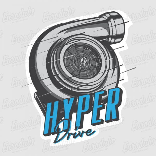 Hyper turbo drive stickers