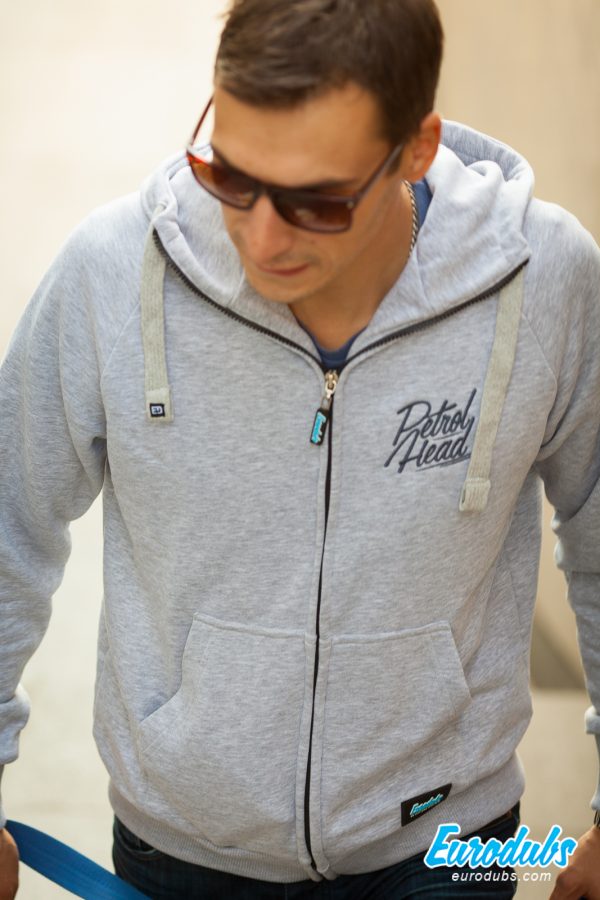 PetrolHead light gray hoodie by Eurodubs