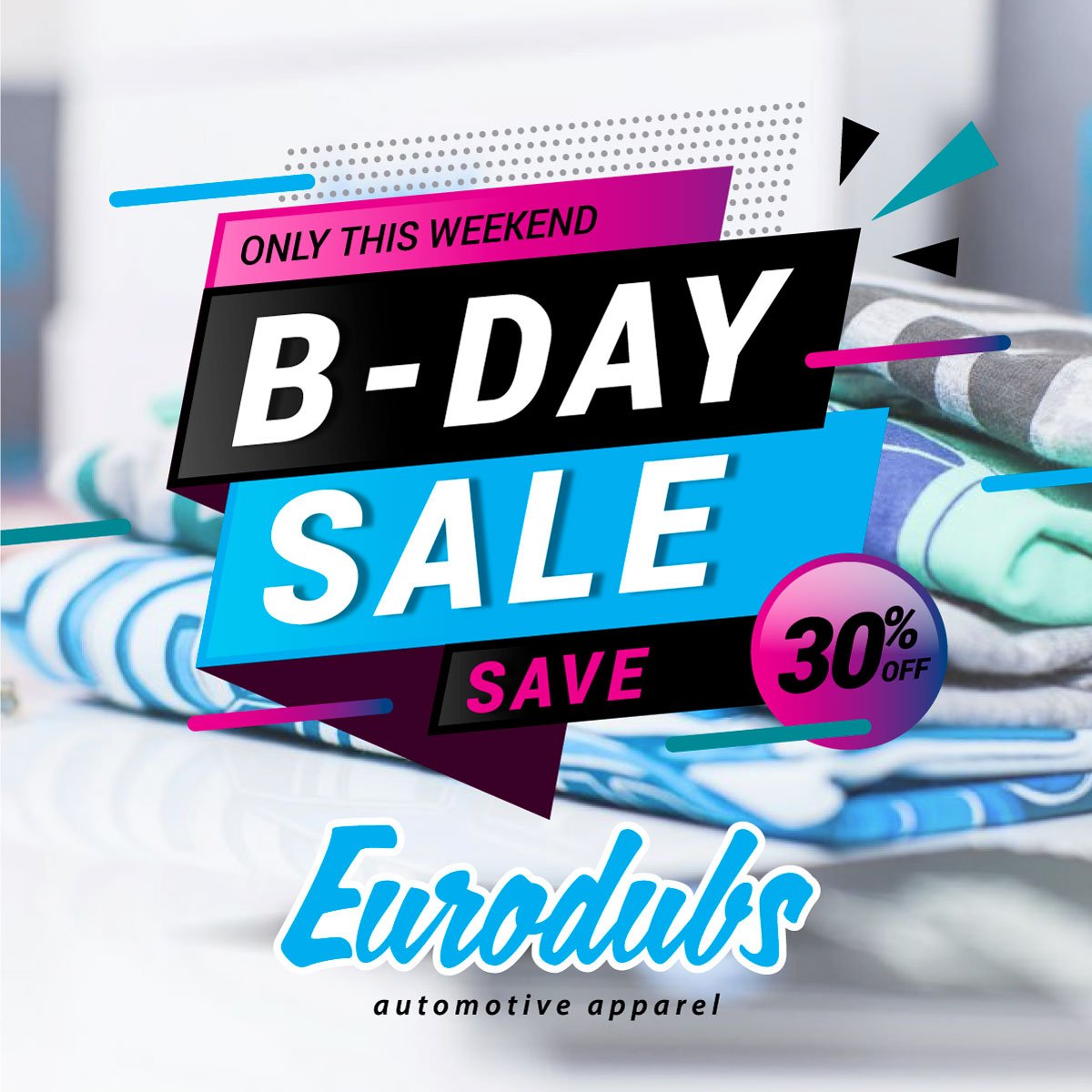 Eurodubs Bday sale 2018 Save 30%