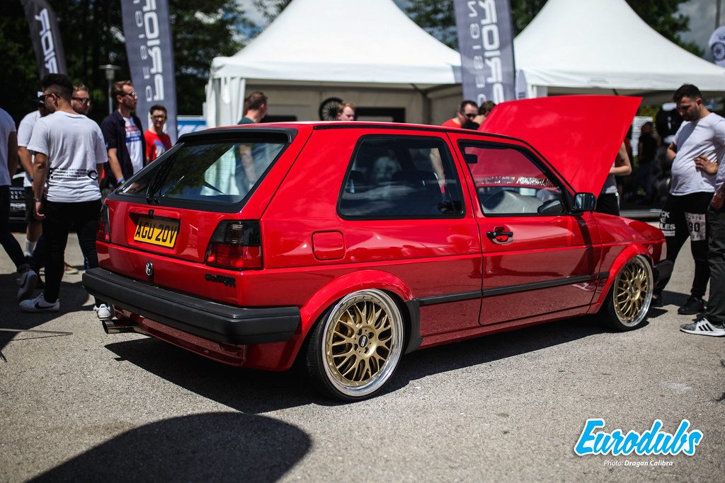 VW Golf MK2 GTI in red