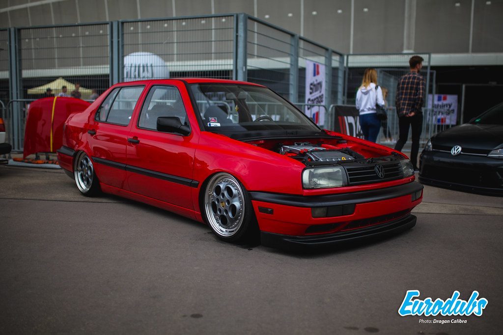 Volkswagen Vento VR6 on custom split Porsche Teledial wheels